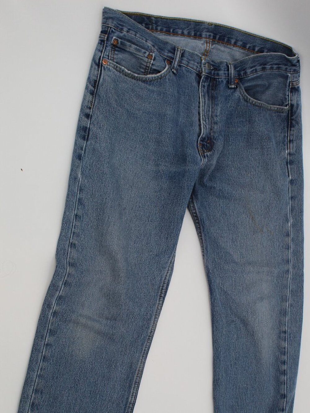 LEVIS 505 Mens Jeans‎ 36 x 32 Med Wash Red Tag Straight Leg